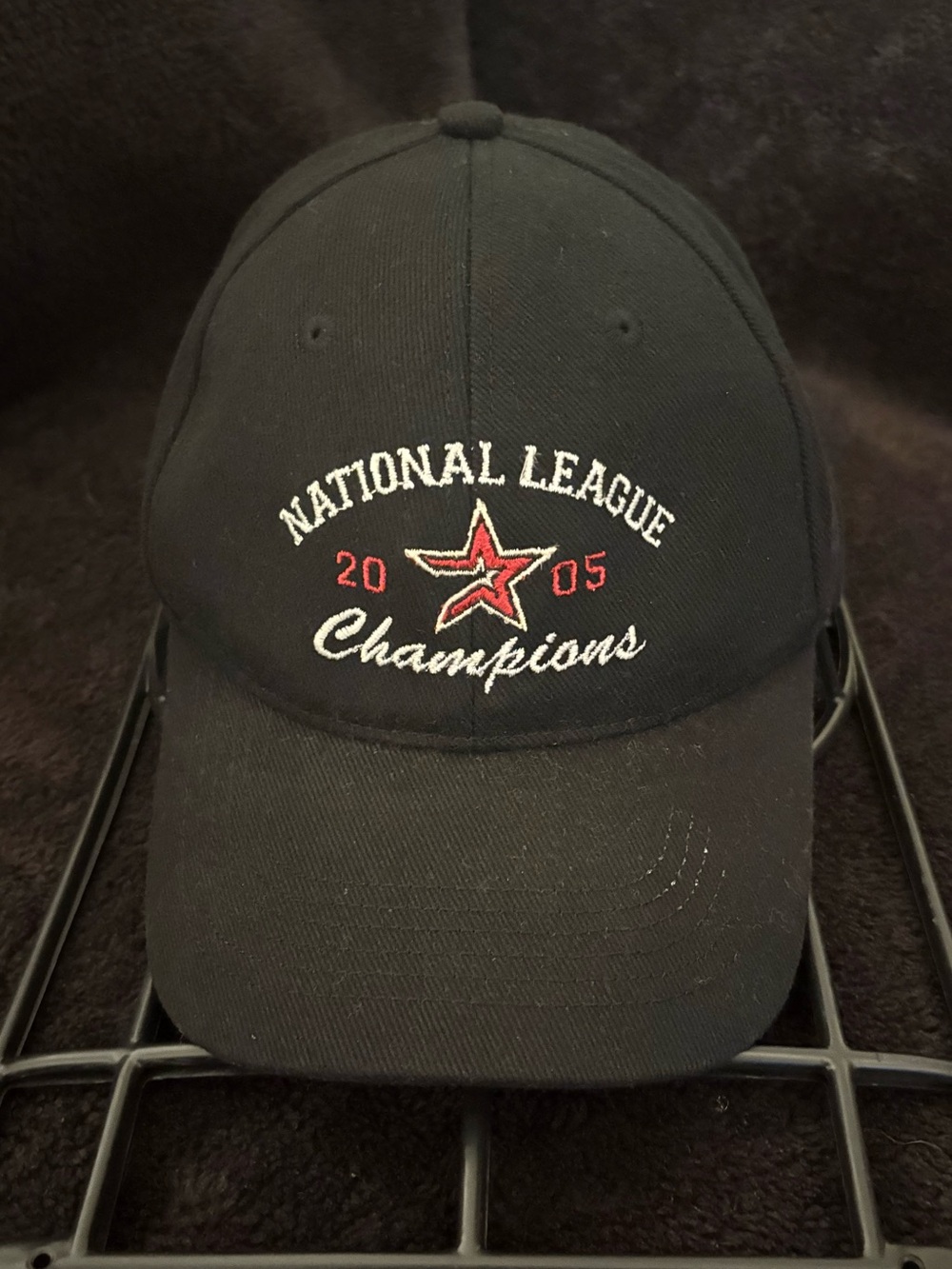 Houston Astros x Daystone 2005 NL Champions hook & loop strapback hat